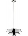 Brisbin Loftlampe i stål Ø45,7 cm 1 x E27 - Poleret nikkel