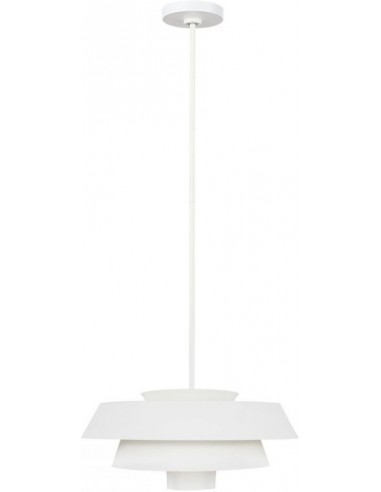 Se Brisbin Loftlampe i stål Ø45,7 cm 1 x E27 - Mat hvid hos Lepong.dk