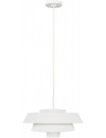 Brisbin Loftlampe i stål Ø45,7 cm 1 x E27 - Mat hvid