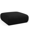 Molino puf til sofa i polyester B100 x D100 cm - Sort