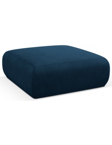 Se Molino puf til sofa i polyester B100 x D100 cm - Blå hos Lepong.dk
