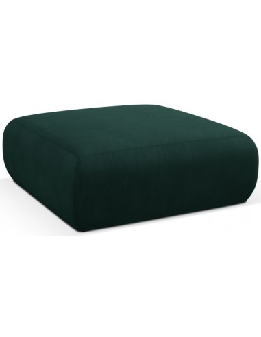 Billede af Molino puf til sofa i polyester B100 x D100 cm - Flaskegrøn