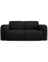 Molino 2-personers sofa i polyester B170 x D95 cm - Sort