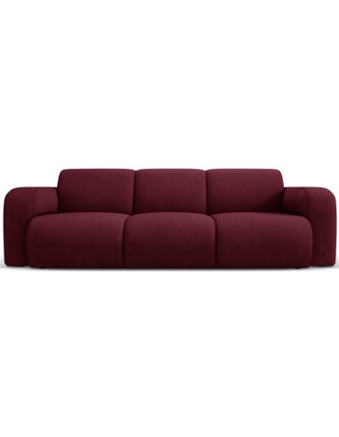Molino 3-personers sofa i polyester B235 x D95 cm – Bordeaux