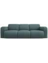 Molino 3-personers sofa i polyester B235 x D95 cm - Havgrøn