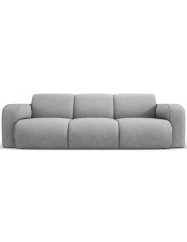 Molino 3-personers sofa i polyester B235 x D95 cm – Lysegrå