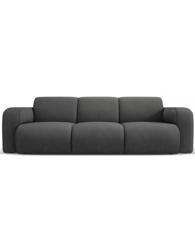 Molino 3-personers sofa i polyester B235 x D95 cm – Mørkegrå