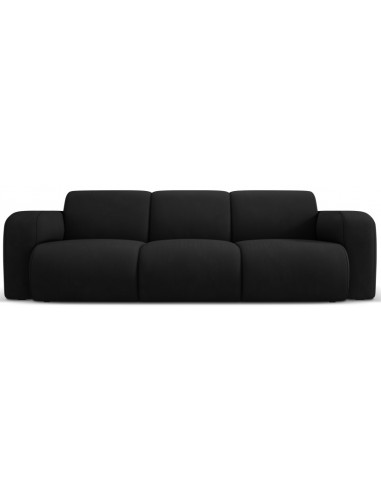 Molino 3-personers sofa i polyester B235 x D95 cm – Sort