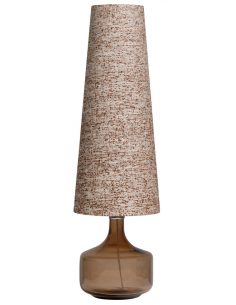 Bordlampe skærm brun