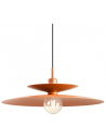 GUNNAR Loftlampe i aluminium Ø50 cm 1 x E27 - Mat rødbrun