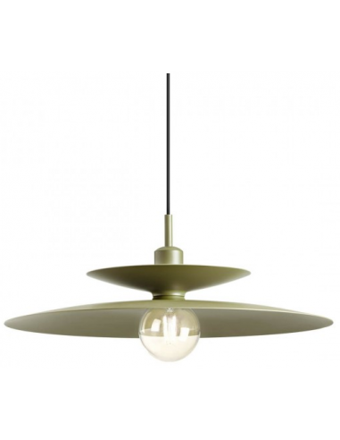 Billede af GUNNAR Loftlampe i aluminium Ø50 cm 1 x E27 - Mat olivengrøn