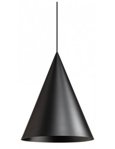 Billede af KONOS Loftlampe i aluminium Ø35 cm 1 x E27 - Mat sort