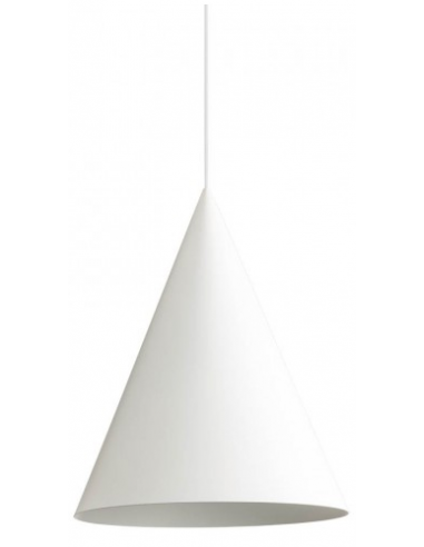 Billede af KONOS Loftlampe i aluminium Ø35 cm 1 x E27 - Mat hvid