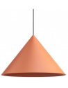 KONOS Loftlampe i aluminium Ø55 cm 1 x E27 - Mat rødbrun