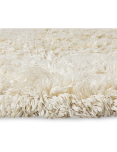 Fluffy rundt tæppe i uld... 2