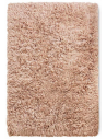 Fluffy tæppe i uld 300 x 200 cm - Soft pink