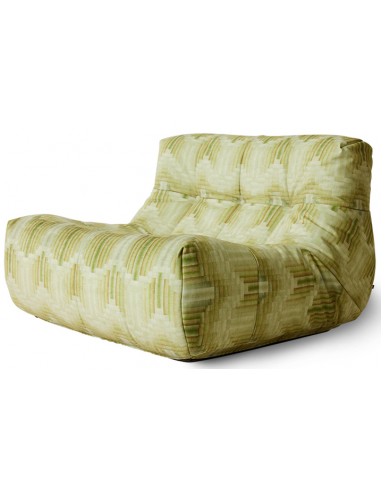Se HK Lazy loungestol i polyester 105 x 105 cm - Grøn hos Lepong.dk