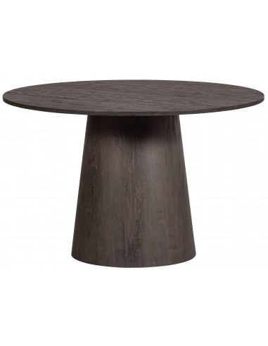 Se MAAN rundt spisebord i MDF Ø120 cm - Mørkebrun hos Lepong.dk