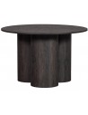 OONA rundt spisebord i MDF Ø120 cm - Mørkebrun