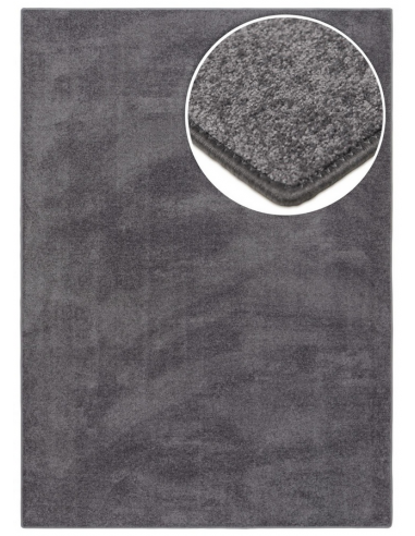 Billede af Passion tæppe i Polyamid 150 x 100 cm - Mørkegrå