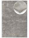 Elias tæppe i Lyocell naturfibre 280 x 400 cm - Sølvgrå