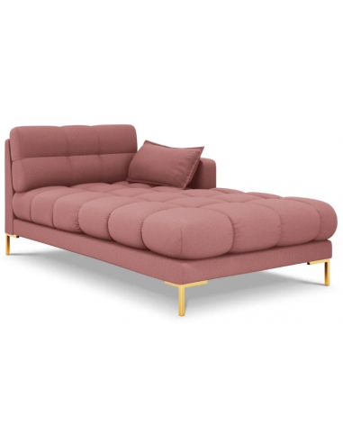 Se Mamaia højrevendt daybed i polyester B185 cm - Guld/Pink hos Lepong.dk