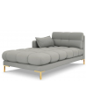 Mamaia venstrevendt daybed i polyester B185 cm - Guld/Lysegrå