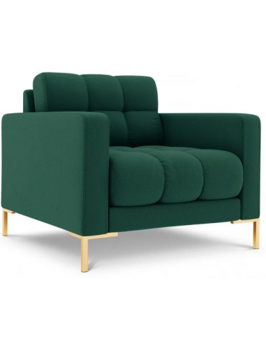 Billede af Mamaia lænestol i polyester B87 cm - Guld/Grøn