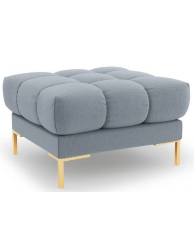 Billede af Mamaia puf til sofa i polyester 60 x 60 cm - Guld/Lyseblå