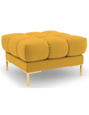 Se Mamaia puf til sofa i polyester 60 x 60 cm - Guld/Gul hos Lepong.dk
