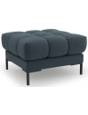 Mamaia puf til sofa i polyester 60 x 60 cm - Sort/Blå