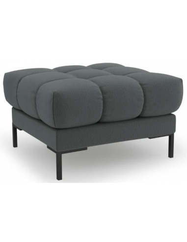 Se Mamaia puf til sofa i polyester 60 x 60 cm - Sort/Mørkegrå hos Lepong.dk