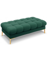 Mamaia puf til sofa i polyester 133 x 62 cm - Guld/Grøn
