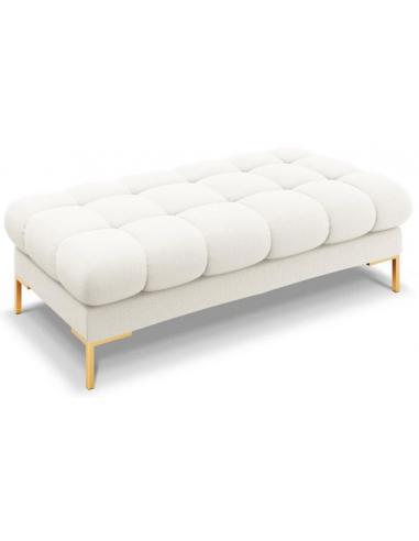 Billede af Mamaia puf til sofa i polyester 133 x 62 cm - Guld/Lys beige