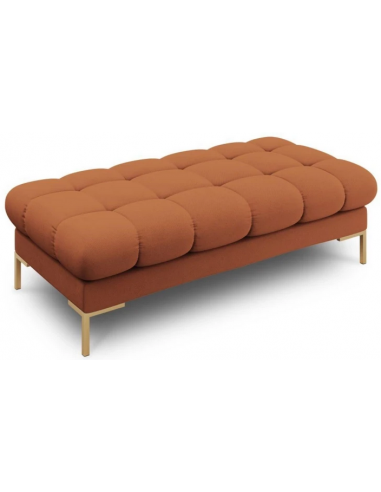 Billede af Mamaia puf til sofa i polyester 133 x 62 cm - Guld/Murstensrød