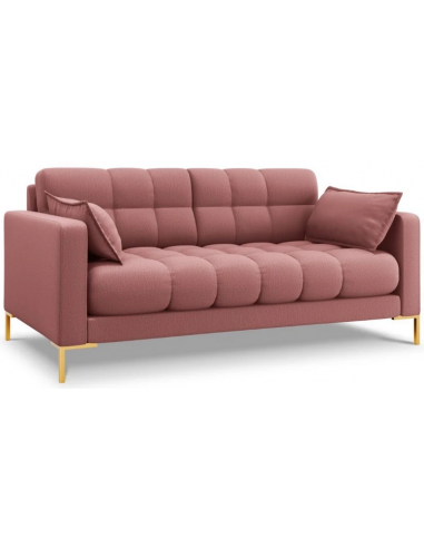 Mamaia 2-personers sofa i polyester B152 x D92 cm – Guld/Pink