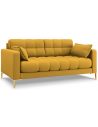 Mamaia 2-personers sofa i polyester B152 x D92 cm - Guld/Gul