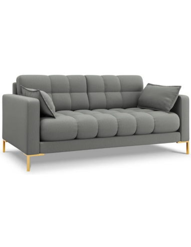 Mamaia 2-personers sofa i polyester B152 x D92 cm – Guld/Grå