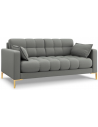 Mamaia 2-personers sofa i polyester B152 x D92 cm - Guld/Grå