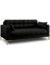 Mamaia 2-personers sofa i polyester B152 x D92 cm - Guld/Sort