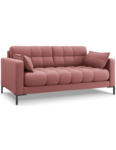 Mamaia 2-personers sofa i polyester B152 x D92 cm – Sort/Pink