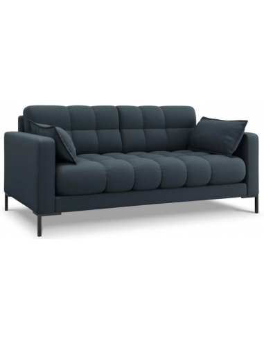 Mamaia 2-personers sofa i polyester B152 x D92 cm – Sort/Blå
