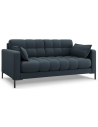 Mamaia 2-personers sofa i polyester B152 x D92 cm - Sort/Blå
