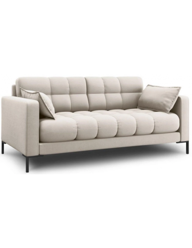 Mamaia 2-personers sofa i polyester B152 x D92 cm – Sort/Beige