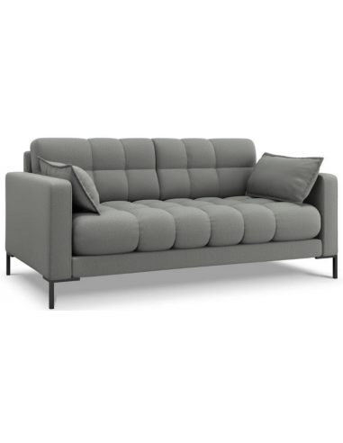 Mamaia 2-personers sofa i polyester B152 x D92 cm – Sort/Grå