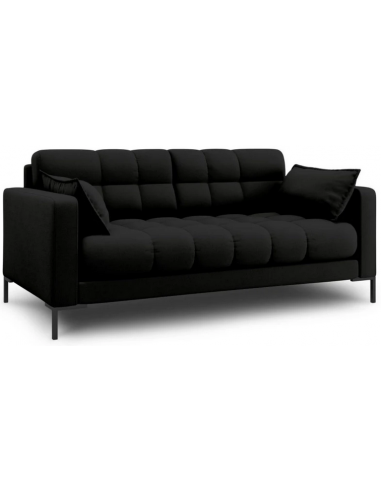 Mamaia 2-personers sofa i polyester B152 x D92 cm – Sort/Sort