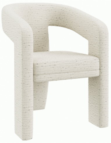 Se Apex spisebordsstol i tekstil H81,5 cm - Creme meleret hos Lepong.dk