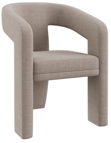 Billede af Apex spisebordsstol i tekstil H81,5 cm - Let brun