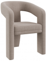 Apex spisebordsstol i tekstil H81,5 cm - Let brun
