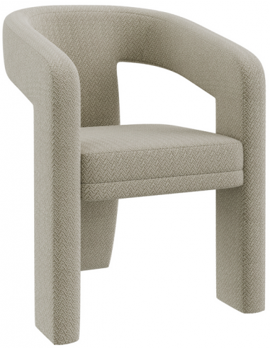 Billede af Apex spisebordsstol i tekstil H81,5 cm - Struktureret lys grøn